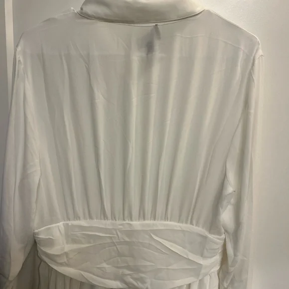 NWT Bardot Justina Mini Long Sleeve White Dress - Picture 11 of 12